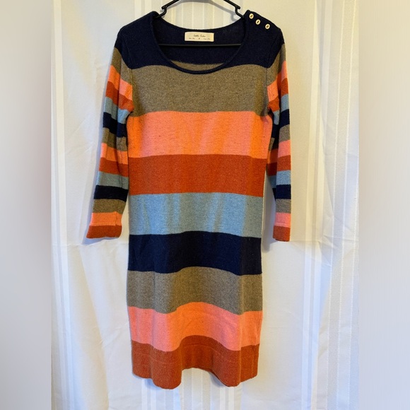 Anthropologie Dresses & Skirts - Isabella Sinclair Anthropology Midi Bodycon Colorblock Dress Size Medium GUC